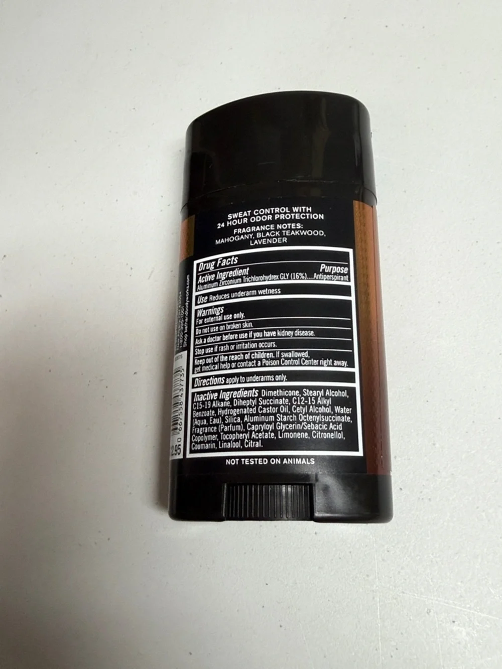 NWT Bath & Body Works Mahogany Teakwood Antiperspirant Deodorant